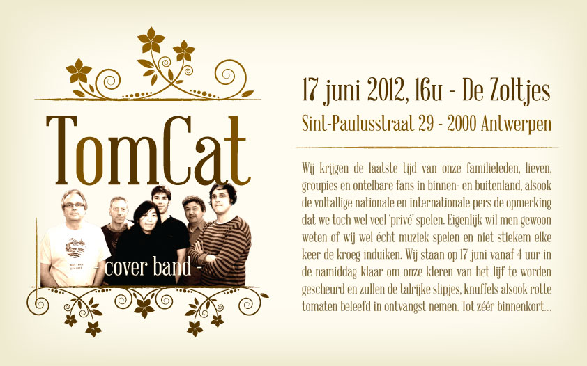 TomCat cover band - 17 juni 2012 - De Zoltjes, Antwerpen